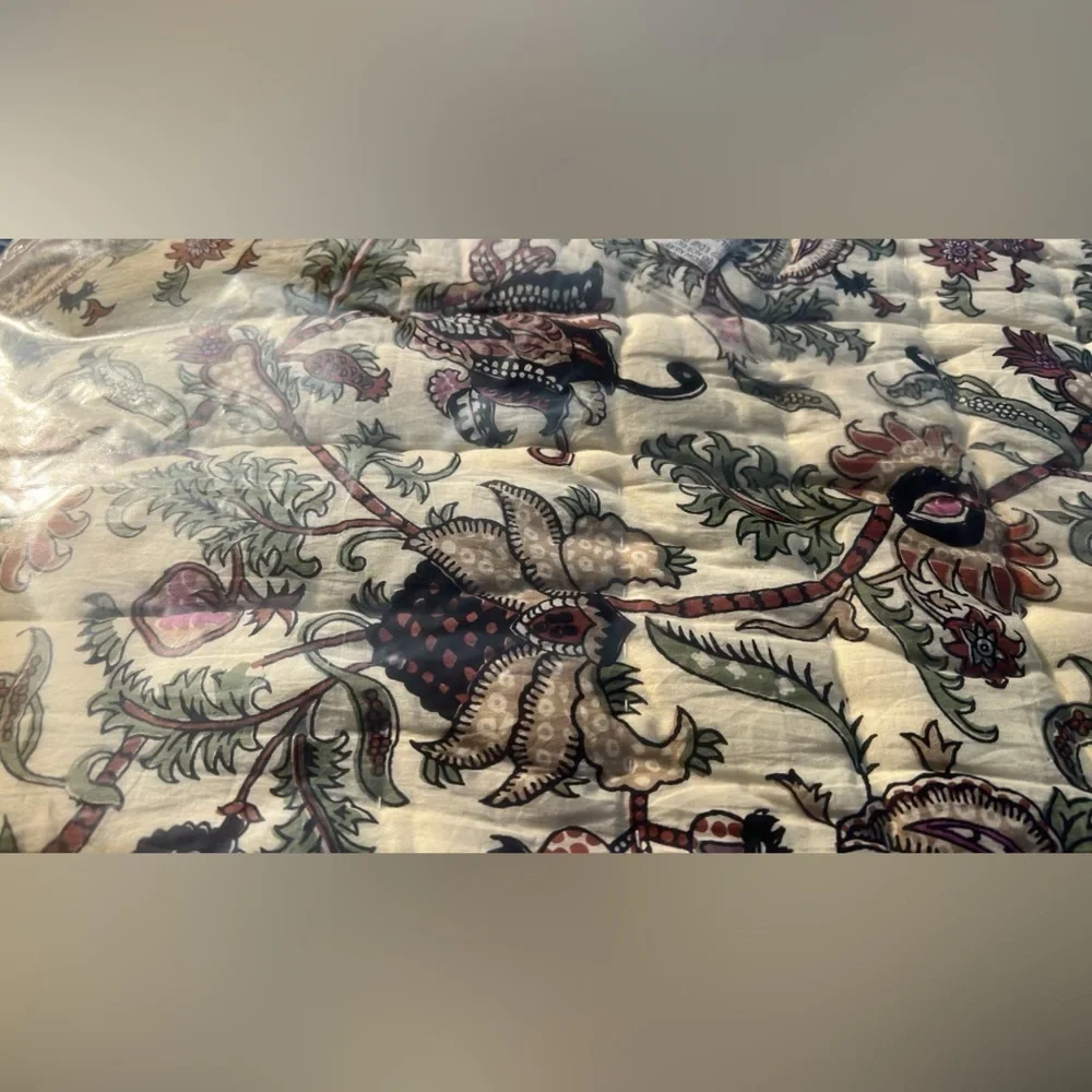🤩🤩2PCS NWT Roller Rabbit Amanda Queen Size Quilt Sage 100% Cotton (MSRP $420)